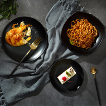 Black cake dessert food food shooting photography food photography props plate decoration jewelry background