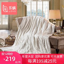 Le snail home textile lovo winter quilt double quilt winter quilt core thickened silk cotton jacquard silk quilt