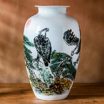 Peng Cheng Wan Lonely Pint of the Pentecostal Old Military China Outstanding Painting and Painting Artist Xie Huitang Hand-painted Vase Pendulum