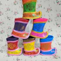 Inner Mongolia Crafts Pen Holder Mongolia Boots Creative Pen Holder Ornament Swing Piece Gift Mongolia Handicraft Gift