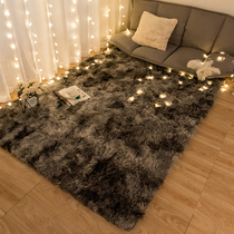 Carpet bedroom girl ins wind Home living room Blanket floor mat can sleep can sit next to the bed warm and lovely full bed