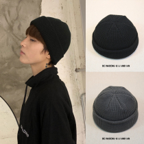 Hat men autumn and winter melon leather hat men tide Korean version of knitted hat wool cap base yuppie winter cold hat