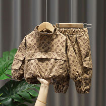 Boys and boys 2020 new boys casual clothes autumn boys autumn clothes foreign-style baby children sports suits