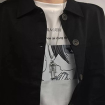 ins personality hip-hop screw robot necklace men trendy street creative wild wild trampoline pendant titanium chain