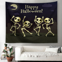 Cross-border hanging cloth foreign trade eBay Amazon hot sale decorative cloth Halloween printed tapestry