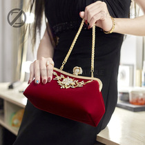 Handheld bag new wedding package fashion drilling dinner package chainbandbandbandbandbag bag bride bag bag