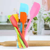 One-piece transparent silicone spatula Cake spatula Cream spatula spatula baking tools High temperature large