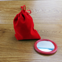 Traditional folk customs planting a fluff cloth bag Buddha jewelry bag palm mirror mirror waist mirror mirror mirror mirror mirror mirror in the palm