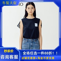 Manyanu shopping mall with summer 2019 new fashion personality loose sleeveless T-shirt shirt top female MJ22RA040