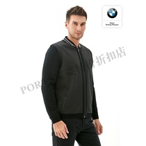 BMW Studio BMW new mens full open zipper long sleeve sweater BB9K023BKW010