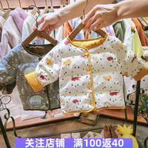 Childrens clothing 2019 autumn and winter New Boys light down jacket girls foreign baby children white duck down warm coat