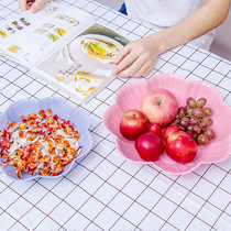H611 Eurostyle Home Fruit Tray Living Room Plastic Creative Candy Tray Dry Fruit Tray Office Zero Food Pan