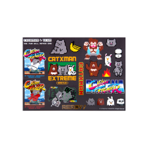 CATXMAN ZHOU BAIHAO IN GAME WORLD STICKER VIDEO GAME STYLE STICKER