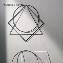 Geometric wall decoration living room wall decoration creative background wall bedroom pendant ornaments Danish shape