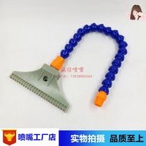 Plastic blowing air knife nozzle Stainless steel 110mm width air curtain air knife 48 holes blowing duck mouth