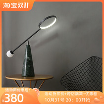 Postmodern Nordic creative American minimalist living room study desk bedroom bedside marble adjustable lamp