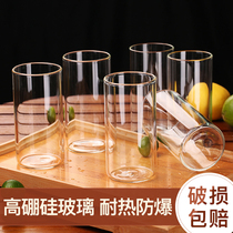 Japan Cup Set Creative Household Glass Cup High Color Simply Beautiful Fruit Juice Fruit Tea Net Red in
