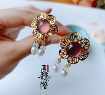 (mist looking for hairpins) a pair of small flower hairpins Chinese clothing accessories antique hairpins hairpins hairpins hair comb hairpins step by step