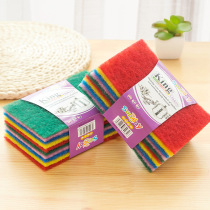 10 pieces double-sided dish brush dishwashing cloth scrub kitchen cleaning brush pan brush bowl dishwashing brush
