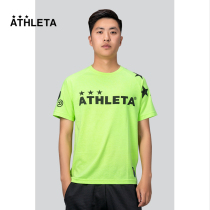 ATHLETA Ashley Tower LOGO short sleeve T-shirt men Sports round neck trend fashion orange top