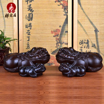 Ebony wood carving ornaments handmade wood carving large office home decoration mahogany root carving craft gifts