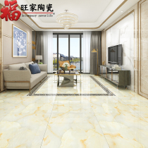 European warm yellow tiles 800x800 diamond living room non-slip floor tiles bedroom balcony full cast glaze floor tiles