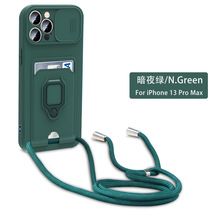 Suitable for Apple 13 mobile phone case all-inclusive lens iphonex 13promax xr couple case 12pro 11Pro Max push window 13mini card