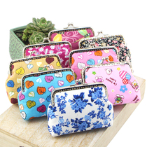 10CM square handmade fabric DIY non-finished mouth gold material bag coin wallet earphone bag storage bag handmade bag