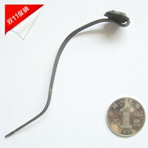 17-year-old private collection of the Republic of China was burned sterling silver hair bun silver hairpin headdress bag old bag real antique miscellaneous old collection