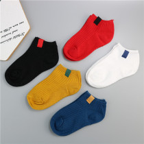 Childrens socks cotton spring and summer thin men and women short socks baby breathable boat Socks 1-3-5-7-9 year old socks tide