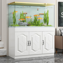 European-style partition fish tank cabinet fish tank bottom cabinet living room fish tank shelf load-bearing water grass tank aquarium base can be customized