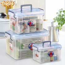 999 Medicine box household storage student dormitory medical box small household medicine box first aid kit medicine storage box