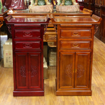 Handmade carved solid wood table home small Buddha table simple modern offering Taiwan incense case dedicated to Guanyin Fortune God table
