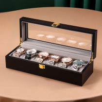 Sunroof solid wood watch storage box high-end watch display box light luxury watch box jewelry box home