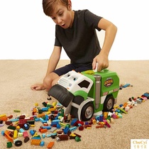 jakks building block sweeper childrens toys convenient storage Collection car Boy truck