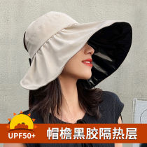Japanese UV sun visor Summer Korean version 100 hitch hiking along fishermans hat anti-UV sun protection hat cover sun hat