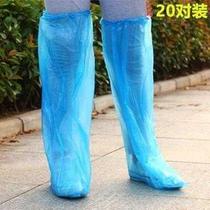 Jiarui disposable shoe cover high Bicycle foot film snow water rafting high top long foot cover waterproof rain