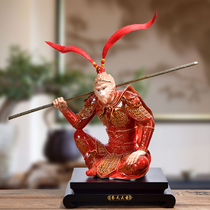Ink dyed incense bucket defeated Buddha Sun Wukong Qi Tian Da Sheng Entrance creative living room desktop decorations boutique ornaments