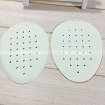 Creative comfortable breathable latex perforated forearm pad high heels padded soft half-code pad foot protective silicone pad