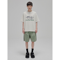 (NANS) WILDERNESS PARADE theme illustration style printed with dual yarn collar contours TEE