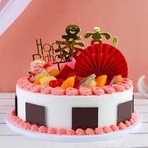 Cake model simulation 2021 New Net Red birthday decoration birthday fake cake plastic samples can be customized