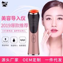 Import instrument Household USB facial massage firming lifting facial cleansing constant temperature hot compress EMS ultrasonic beauty instrument