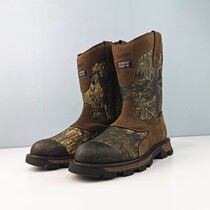 Outdoor mens snow boots waterproof warm shoes Non-slip hiking shoes Cycling boots 43-47 yards sleeve boots