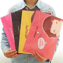 301 Xiaoniko a4 file bag patriotic stationery information bag button bag test paper file bag