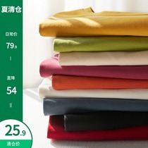 Net red pure cotton short-sleeved t-shirt female ins tide spring and summer 2021 new Korean loose pure white half-sleeved t-shirt