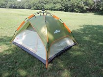 Fully automatic outdoor tent 3-4 people automatic quick Open double-layer rainproof waterproof beach camping tent