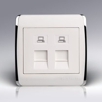 Taili switch socket one computer socket dual computer plug-in 86 wall switch TH-25c