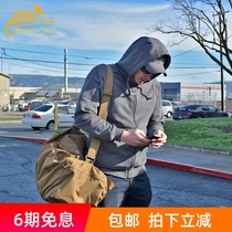 Helikon Tactical hoodie warm casual zipper shirt Autumn and winter jacket loose sweater pullover men