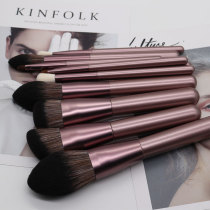 12 small grape makeup brush set animal hair brush loose paint eye shadow brush beginner full set of soft