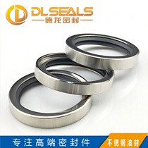 DLSEALS manufacturing PTFE stainless steel oil seal 49*70*10 reducer rotary oil seal washing machine seal